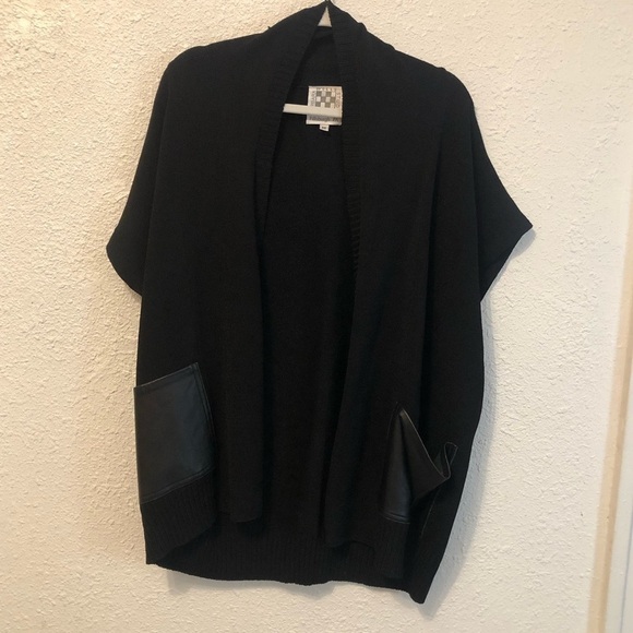 Barbara Wells Studio Pittsburg PA Leather Pocket Vest Medium - Picture 2 of 5